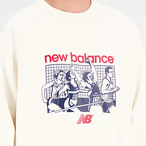 Athletics Remastered Graphic French Terry Crewneck New Balance 530
