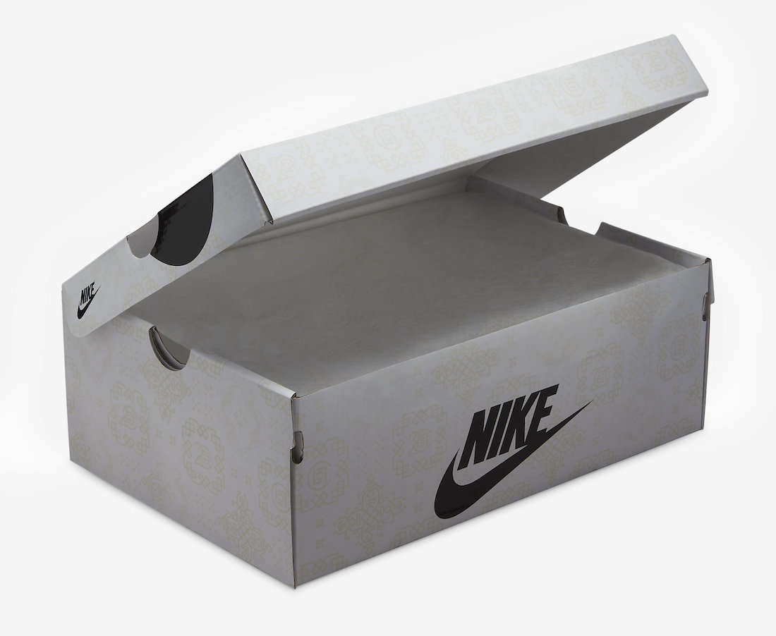 Fragment Design x Clot x Nike Dunk Low schoenen doos