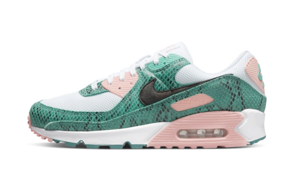 Nike Air Max 90 'Washed Teal Snakeskin' | DR8575-300