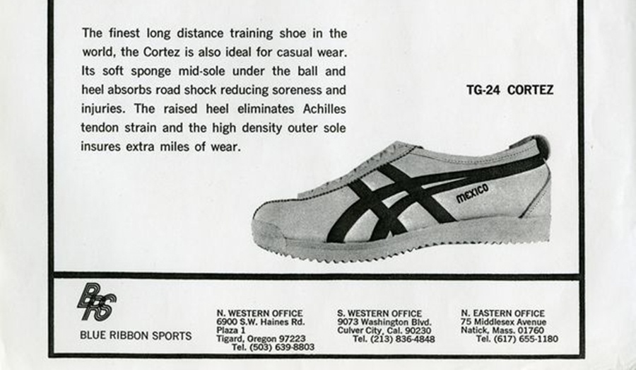 Eerste ontwerp Boot Nike Cortez