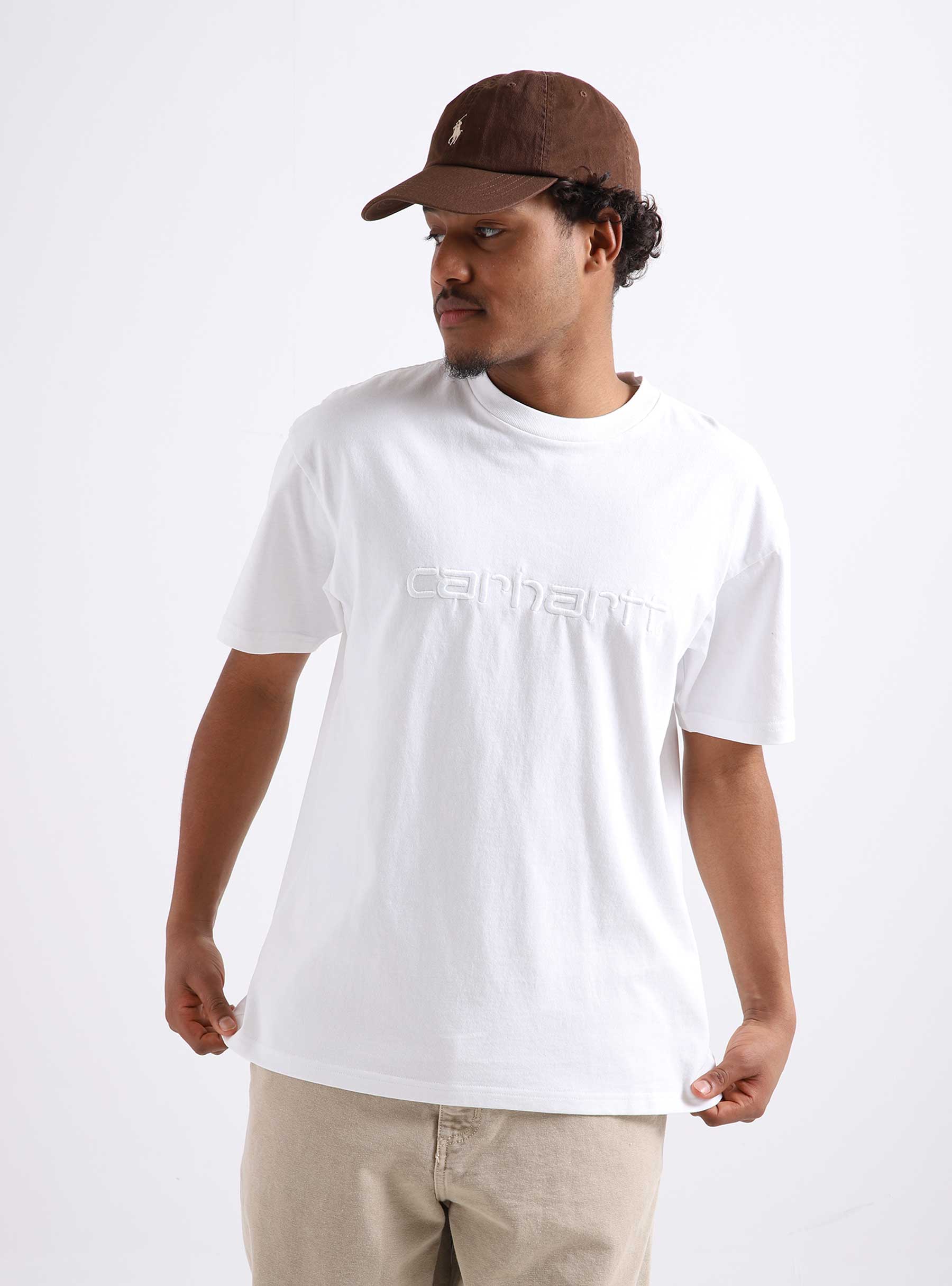 Carhartt WIP Duster T-Shirt White voorkant