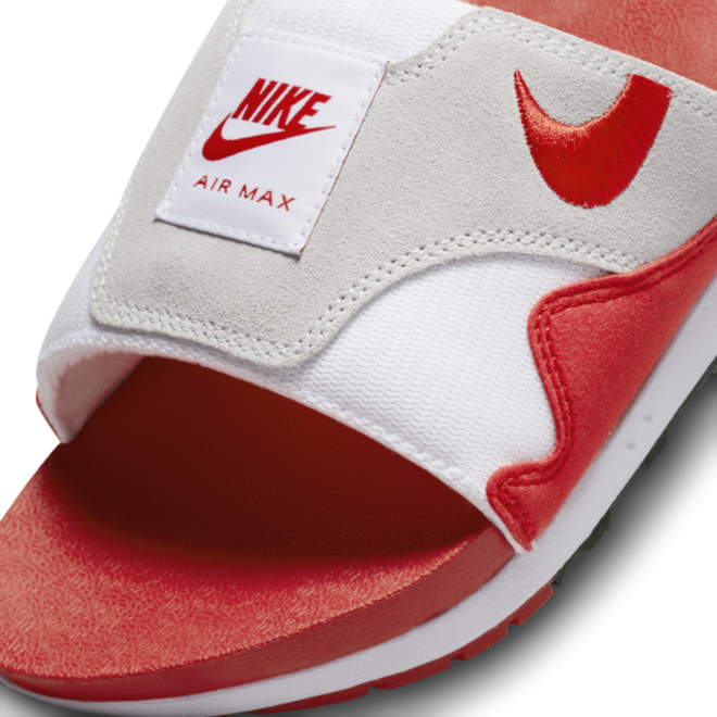Comfortabele slides Nike Air Max 1 Slide Sports Red