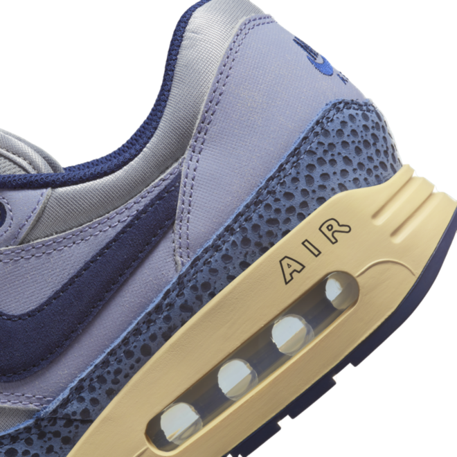 Nike Air Max 1 'Blue Safari' vergeelde middenzool