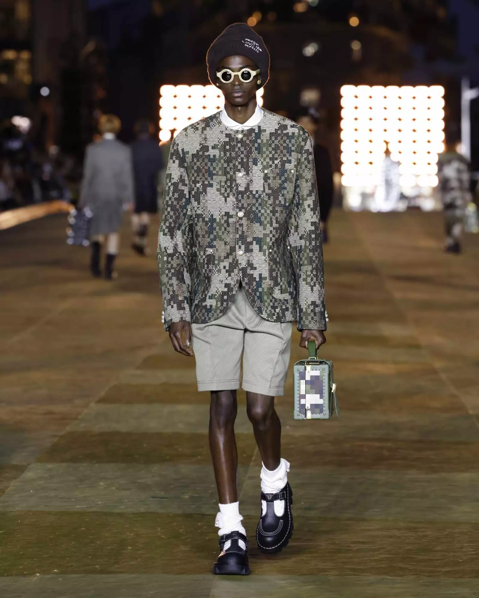 21metgala on X: Tyler The Creator at the Louis Vuitton Menswear  Spring-Summer 2024 fashion show.  / X