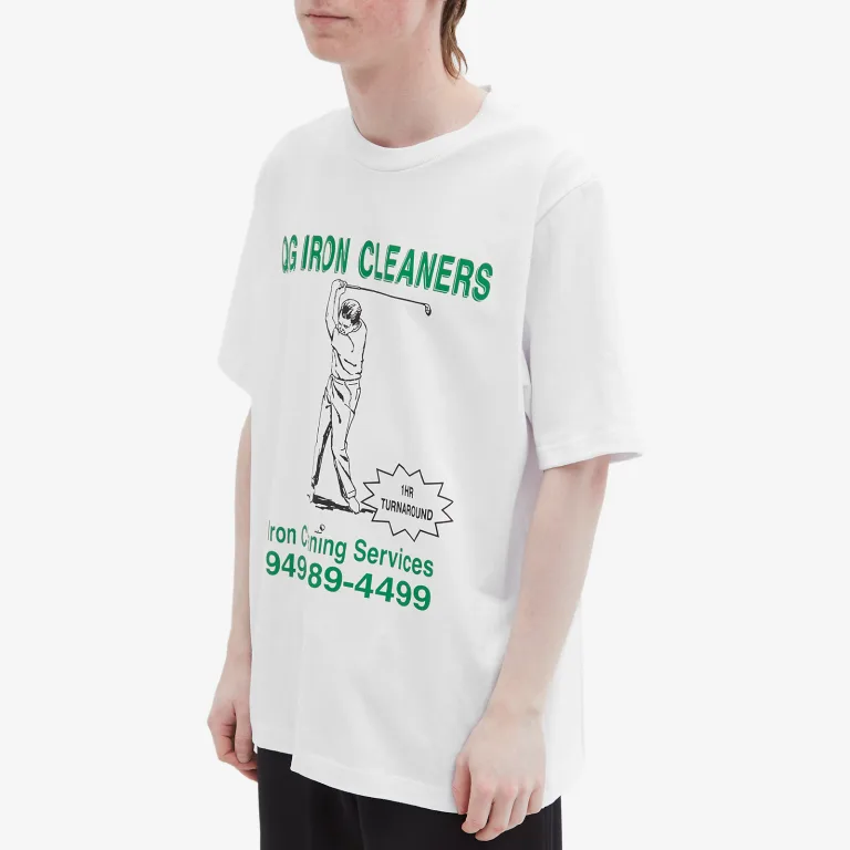 QUIET GOLF IRON CLEANERS T-SHIRT