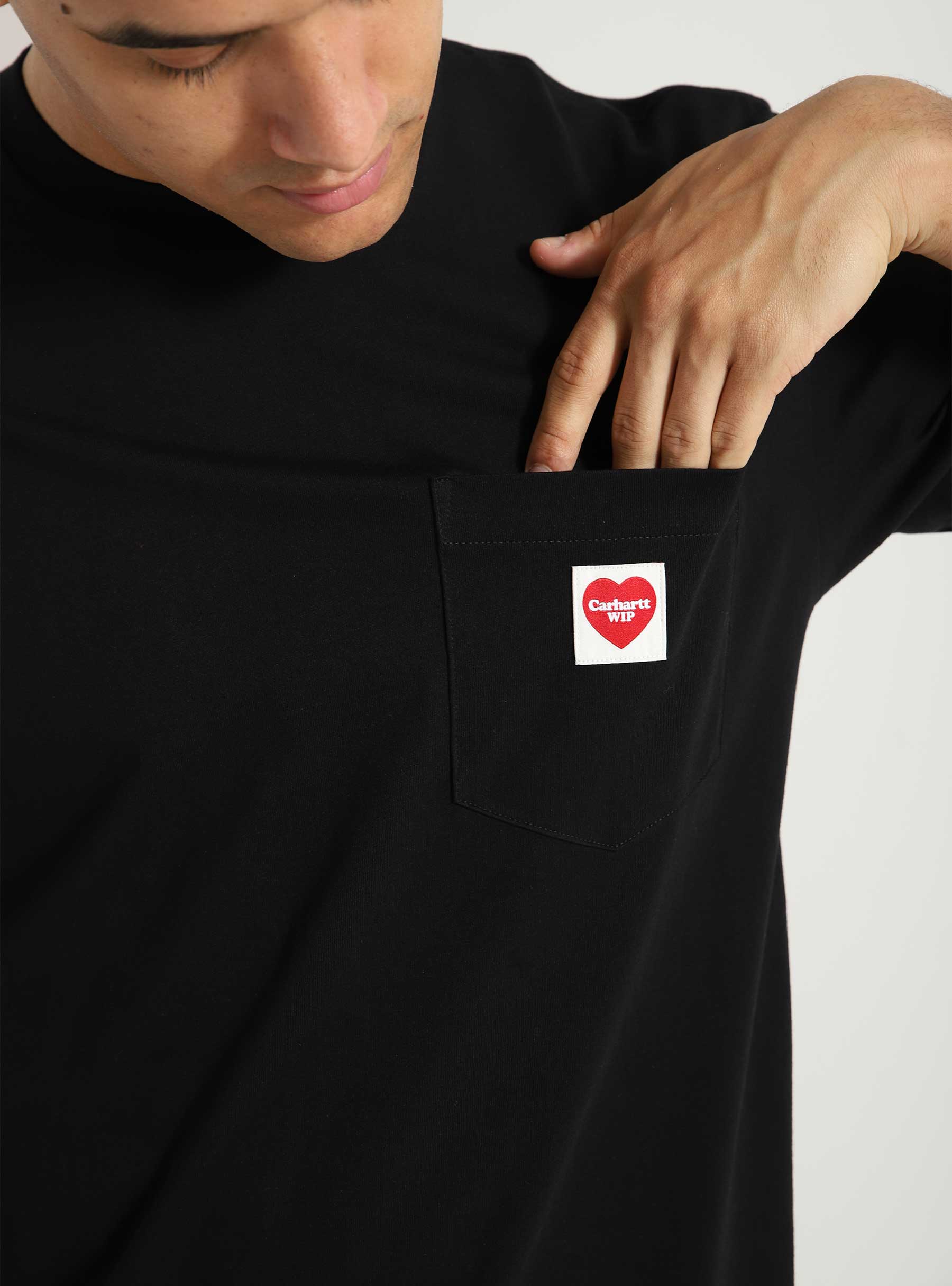 Carhartt WIP Pocket Heart T-Shirt Black