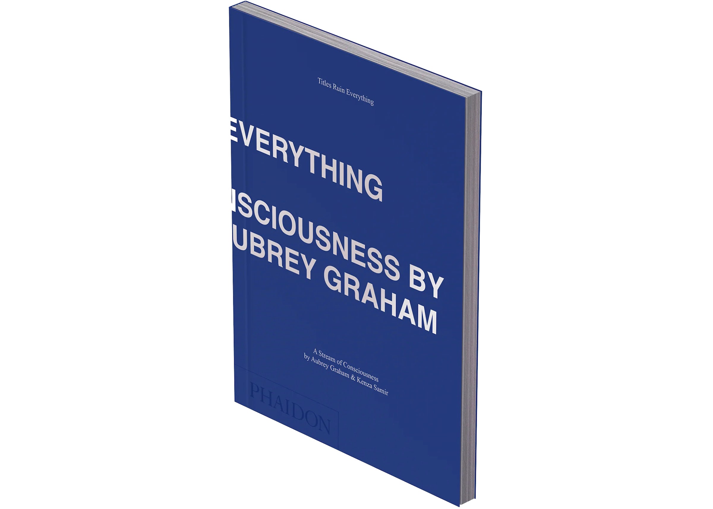 Titles Ruin Everthing A Stream of Consciousness by Aubrey Graham and Kenza Samir Book
