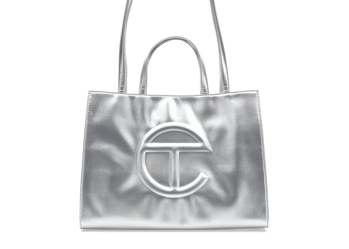 Telfar Shopping Bag
Medium Silver