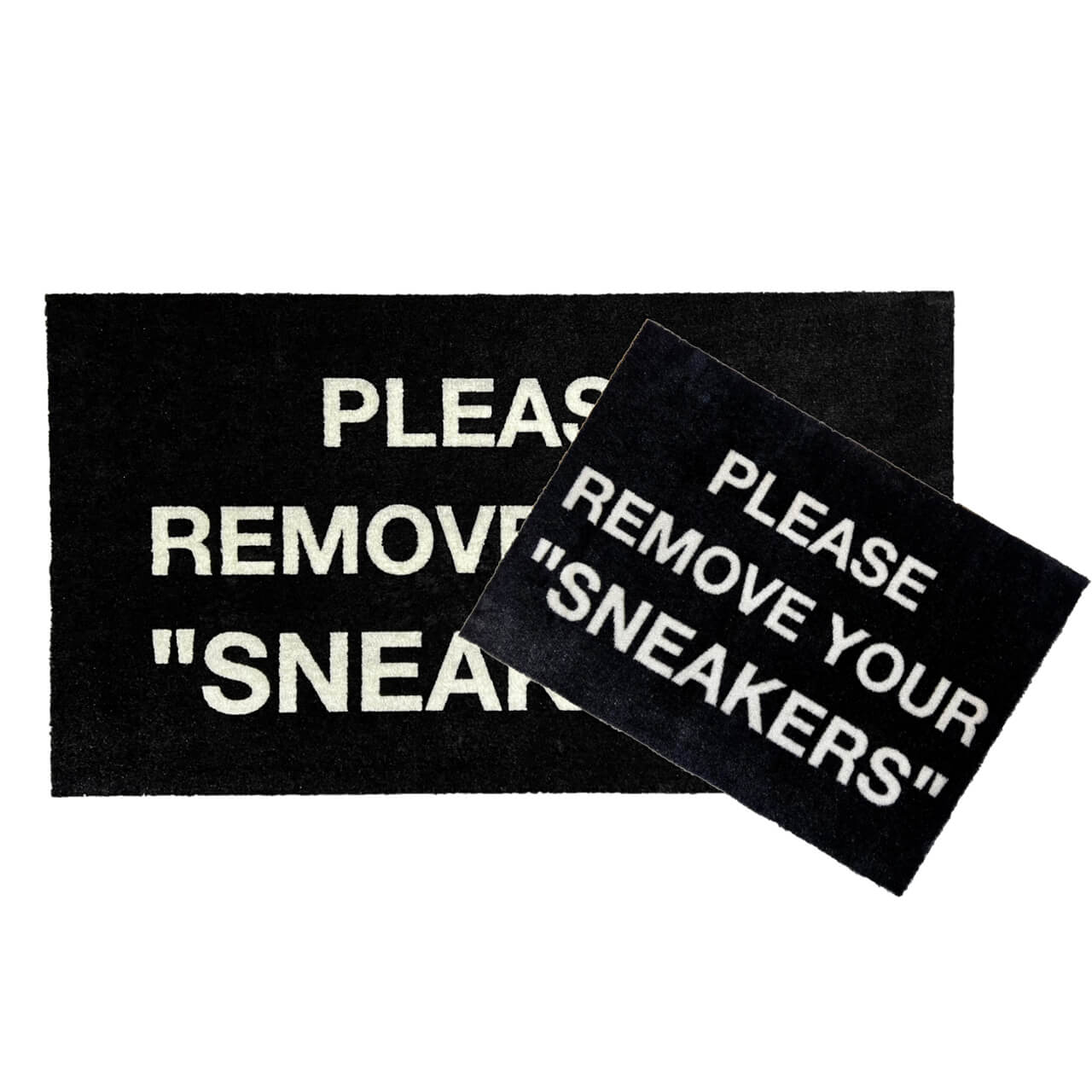 PLEASE REMOVE YOUR "SNEAKERS"