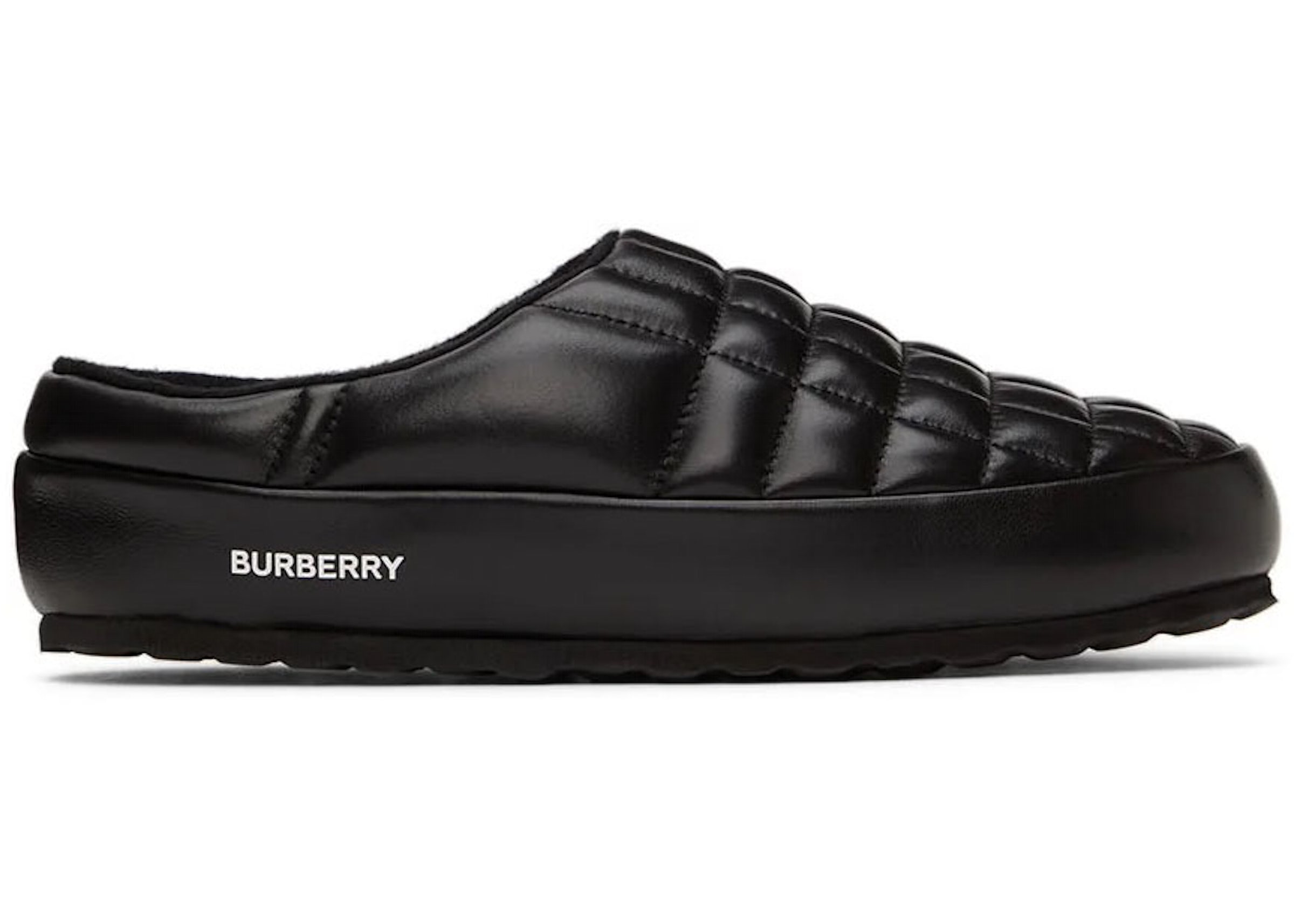 Burberry Leather Quilted Slipper