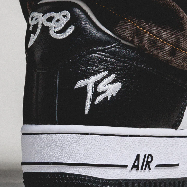 Fat Joe x Nike Air Force 1 Low 'Terror Squad' logo and details