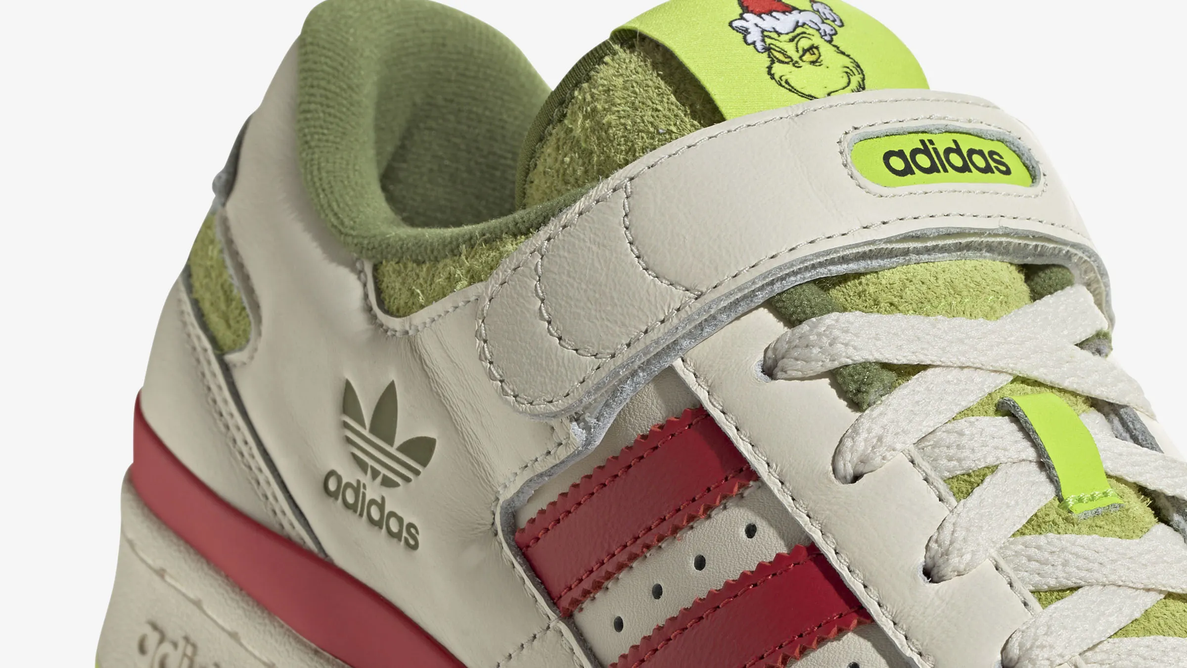 The Grinch x adidas Forum Low 'Green' suède