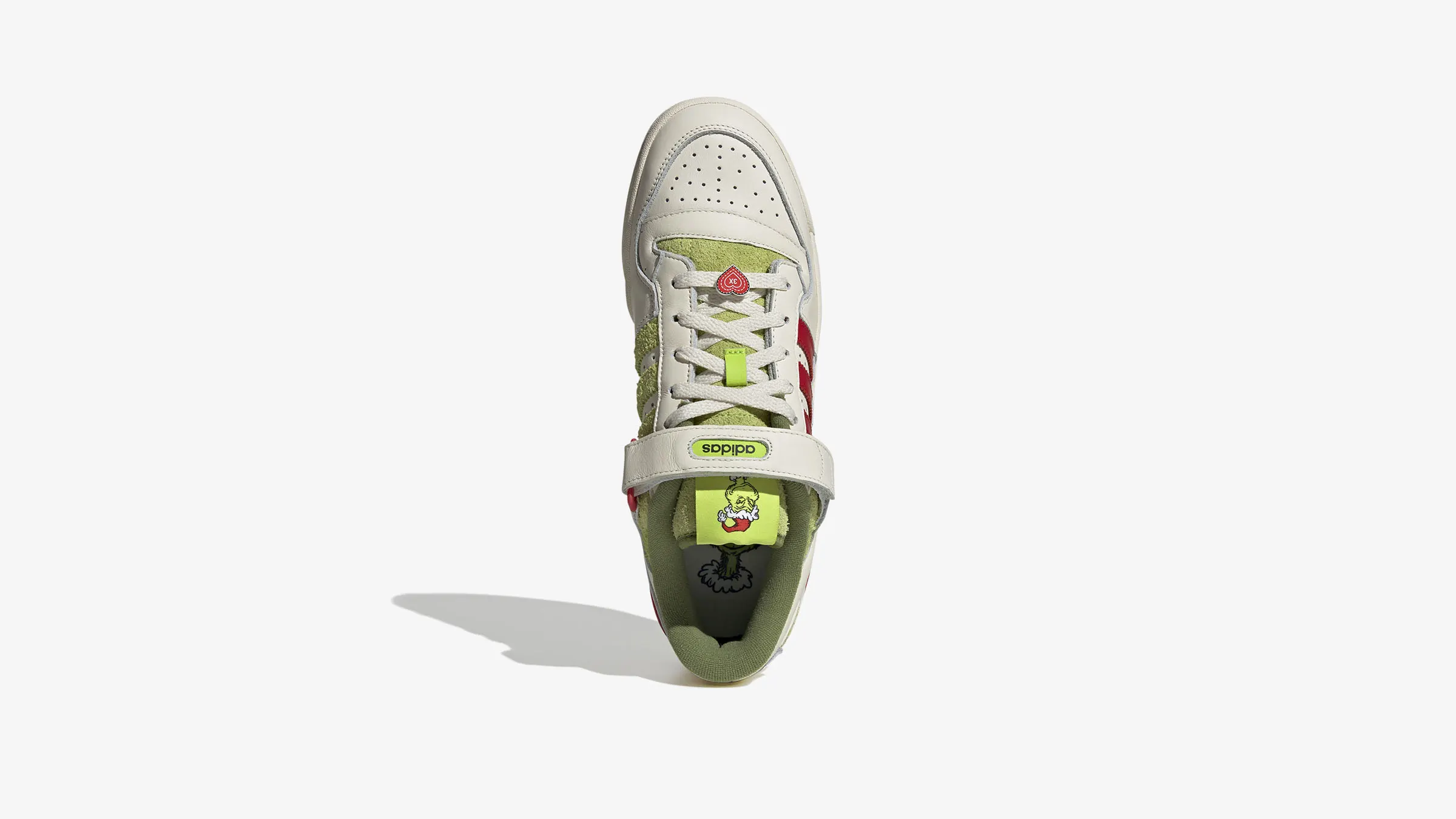 The Grinch x adidas Forum Low 'Green' bovenkant