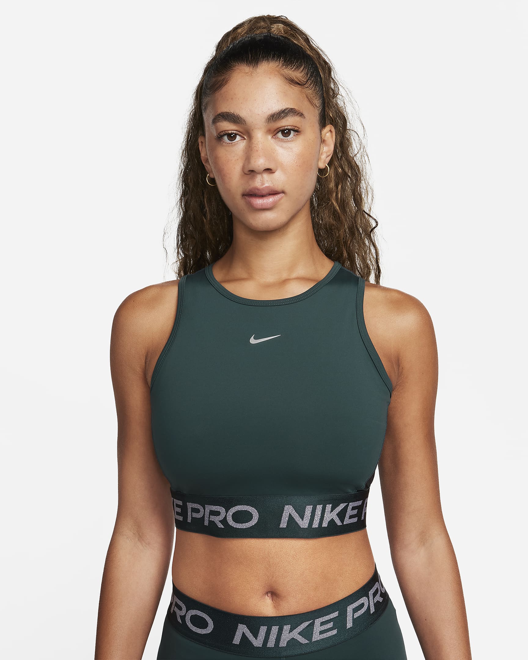 Nike Pro Dri-FIT Korte tanktop voor dames