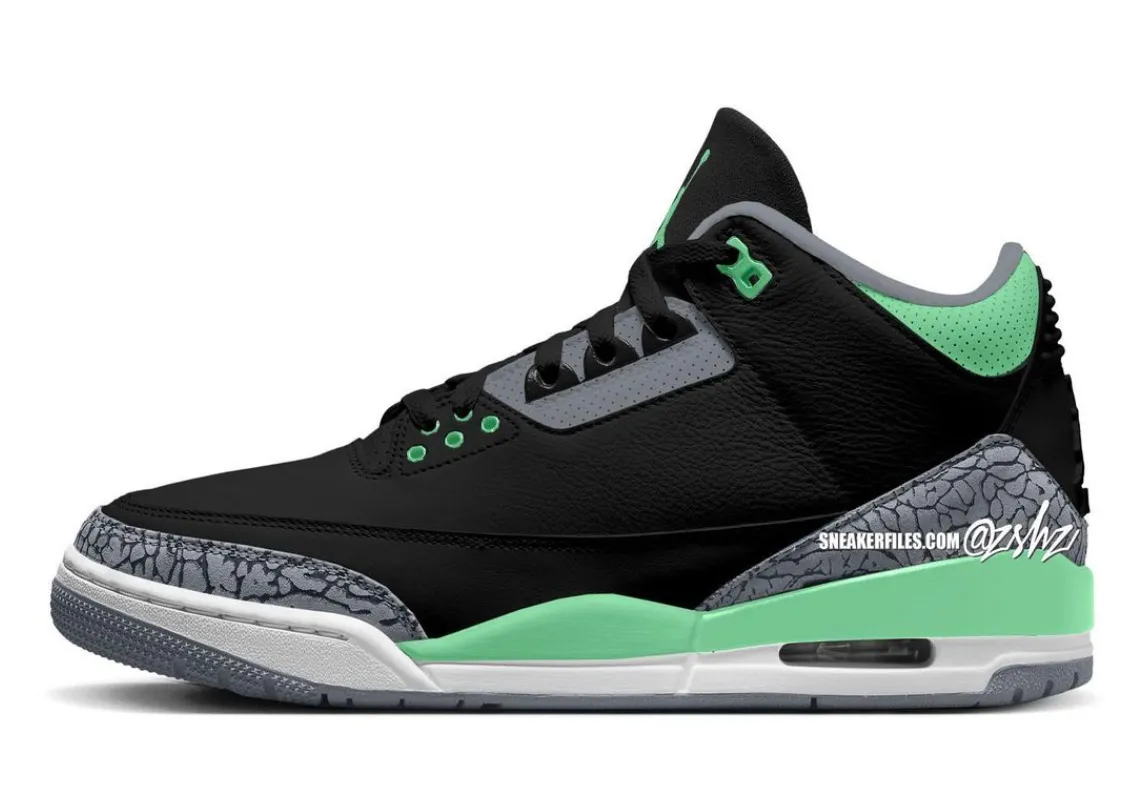 Air Jordan 3 "Green Glow"