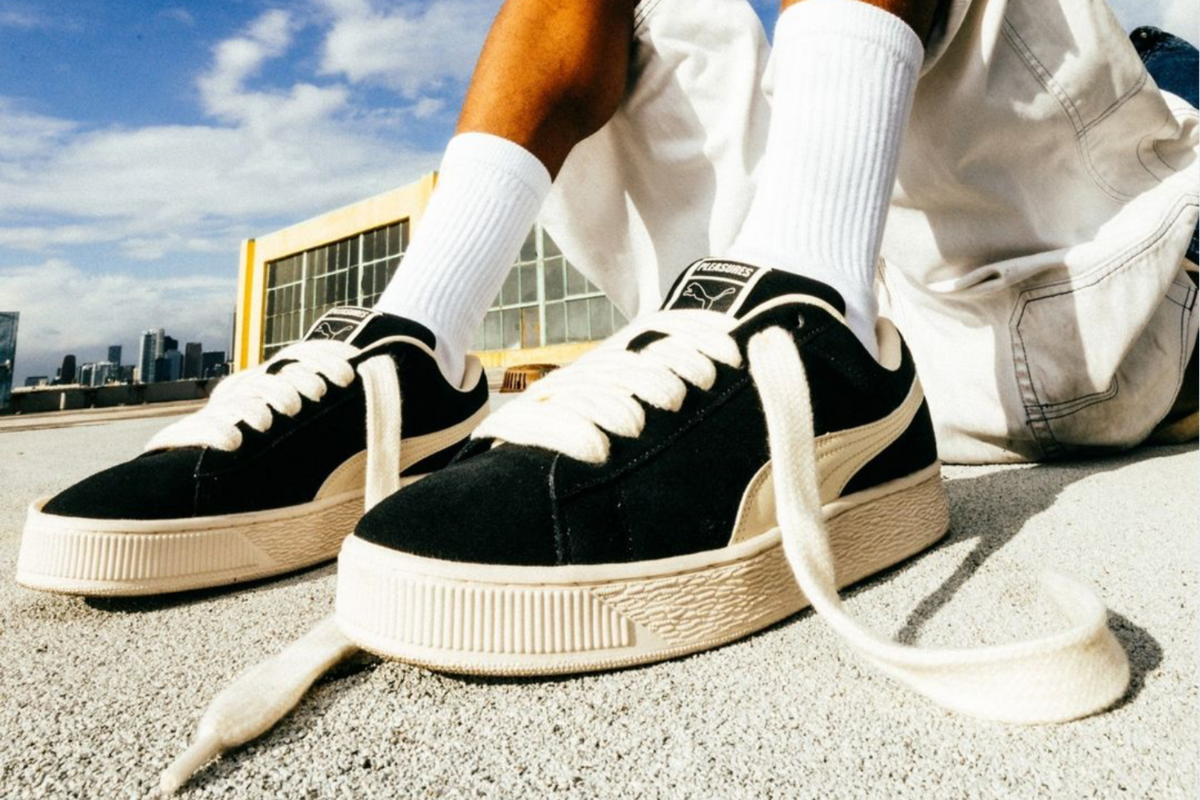 Light blue best sale puma suede