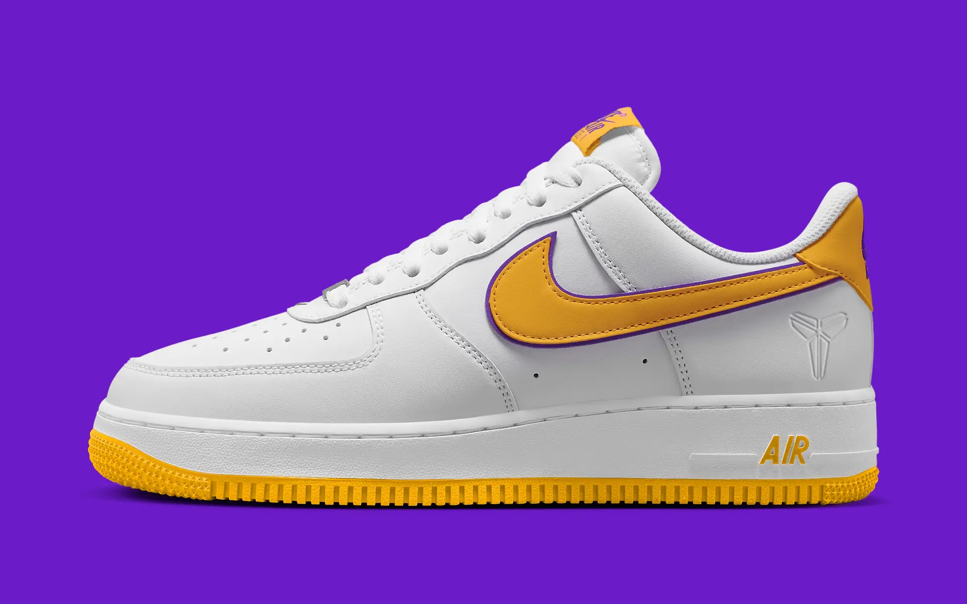 De Kobe Bryant x Nike Air Force 1 'Lakers Home' komt eraan