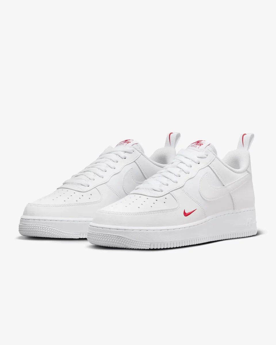 Air Force 1 Red Mini Swoosh