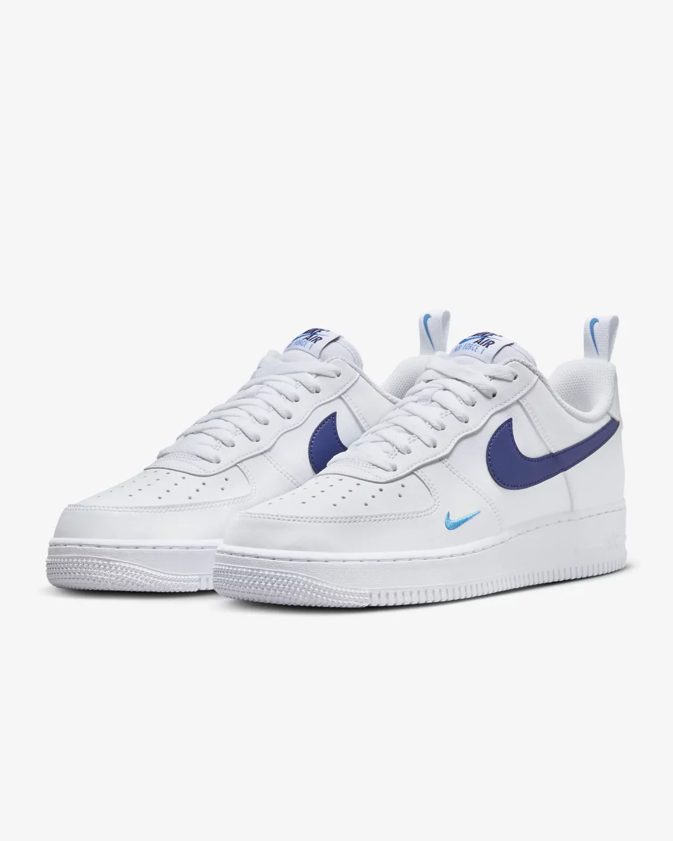 AIR FORCE 1 BLUE MINI SWOOSH