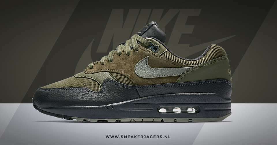 air max 1 dark stucco side view