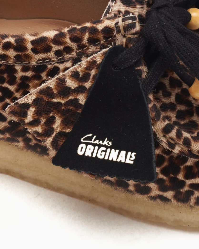 Clarks Women's Wallabee Leopard Print