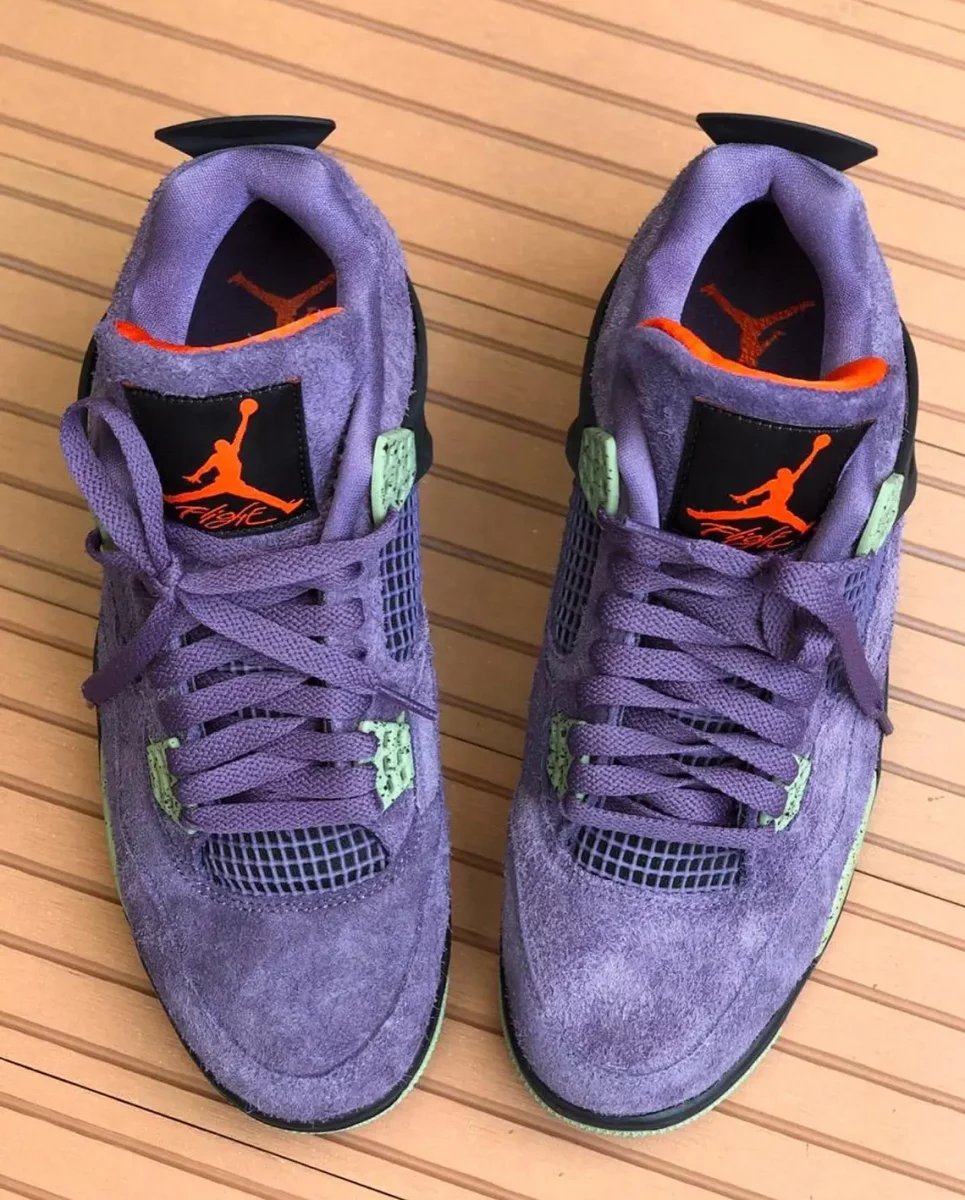 first look air jordan 4 canyon purple