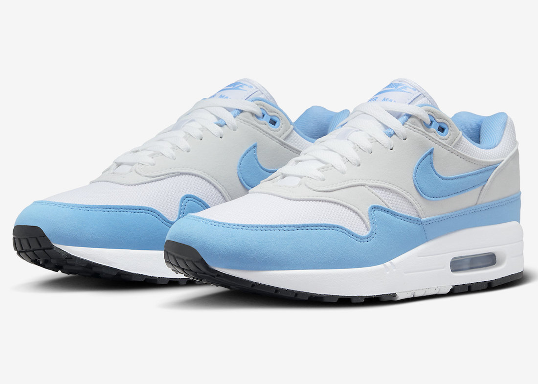 nike air max 1 university blue pair