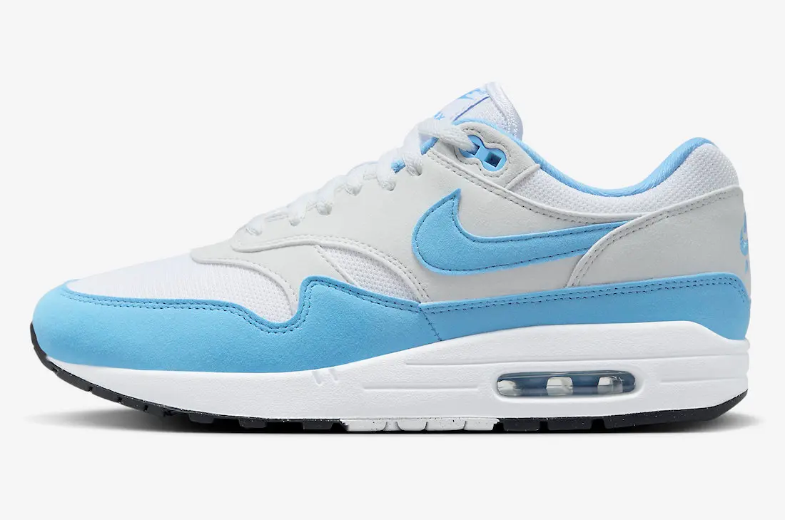 nike air max 1 university blue left