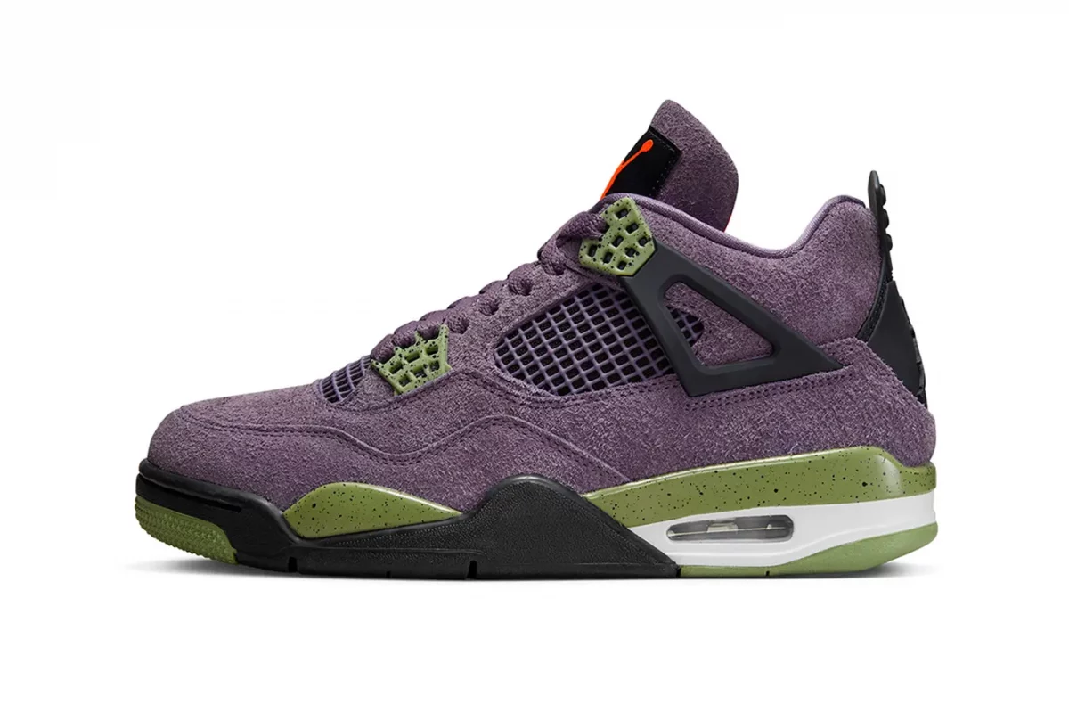 Air Jordan 4 WMNS 'Canyon Purple' side view