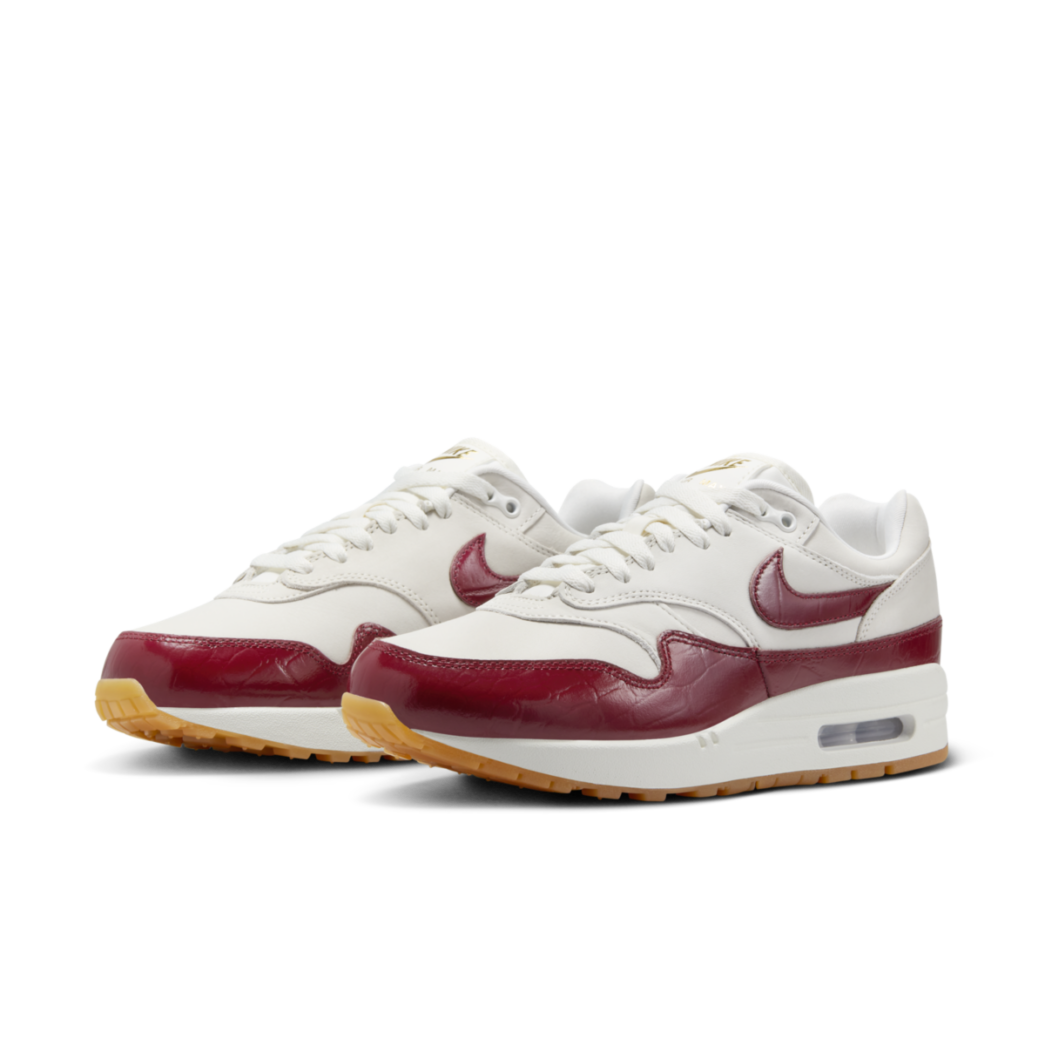 nike air max 1 lx team red leather pair