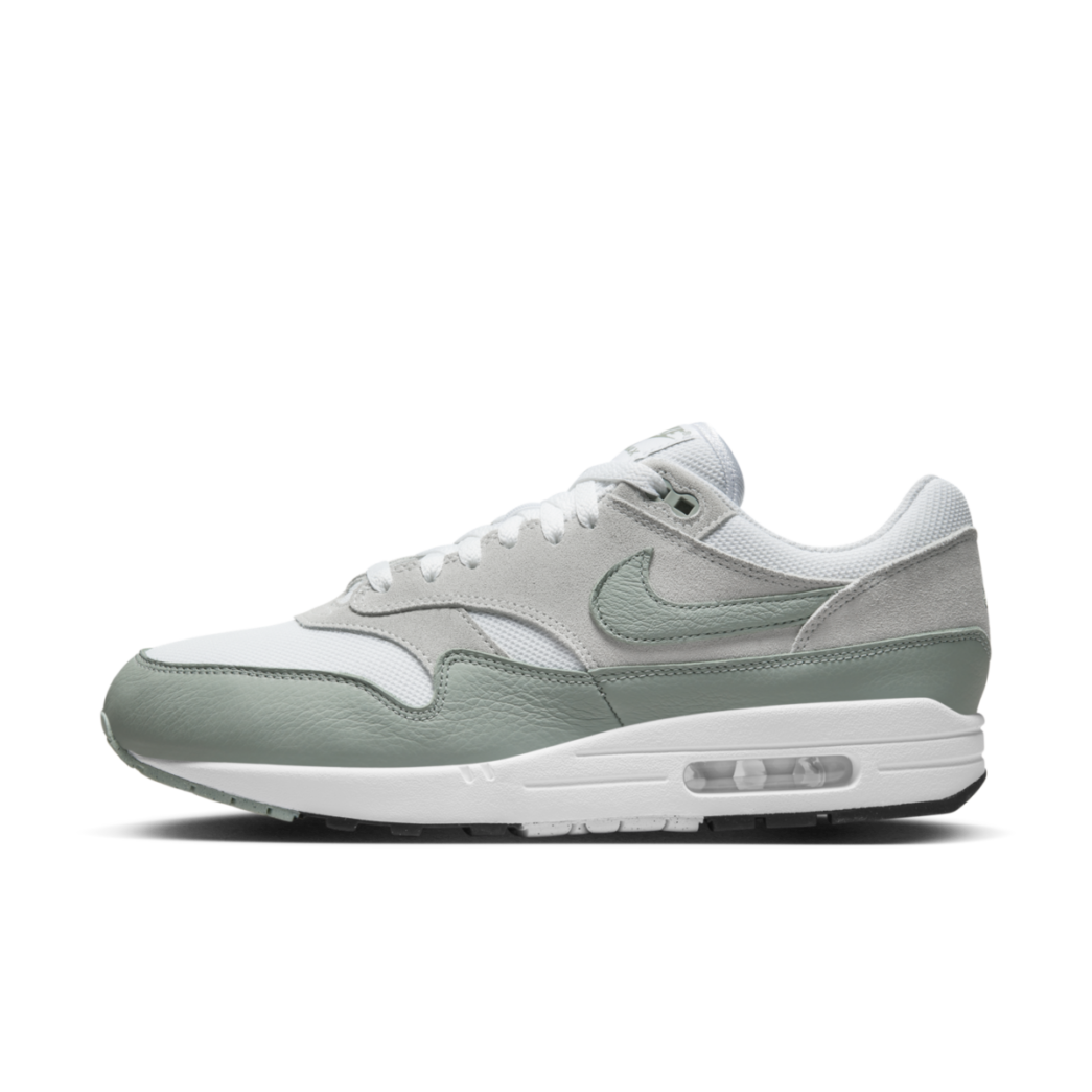 air max 1 mica green left view of sneaker