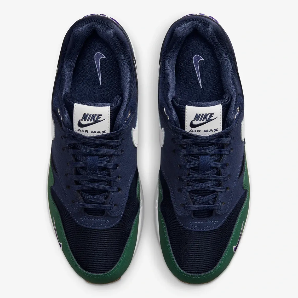 nike air max 1 87 qs wmns obsidian top view