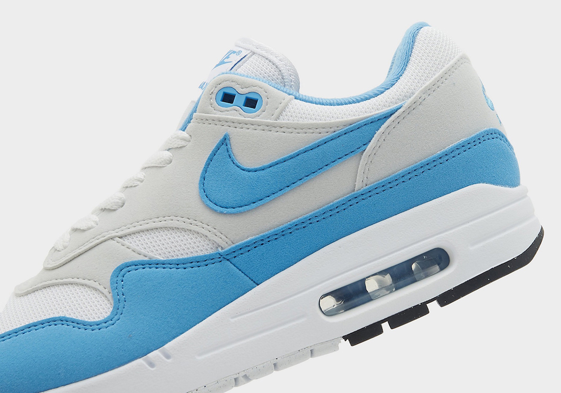 nike air max 1 university blue tilted sneaker