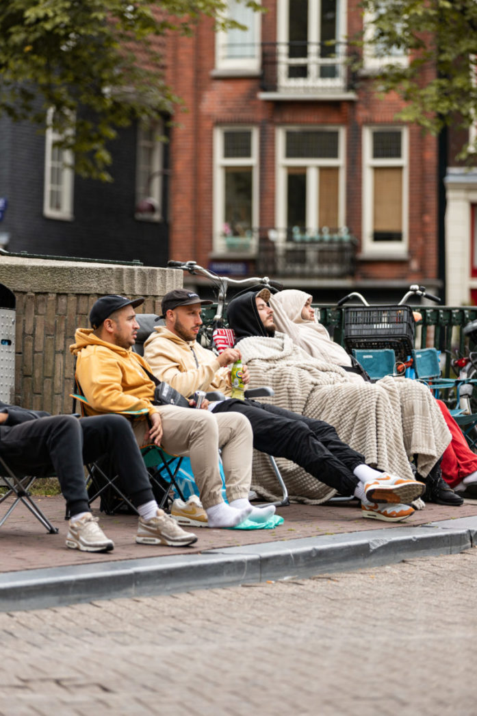 patta air max 1 white the wave store opening sitting in queue