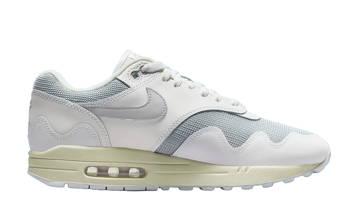 air max 1 patta white the wave right view