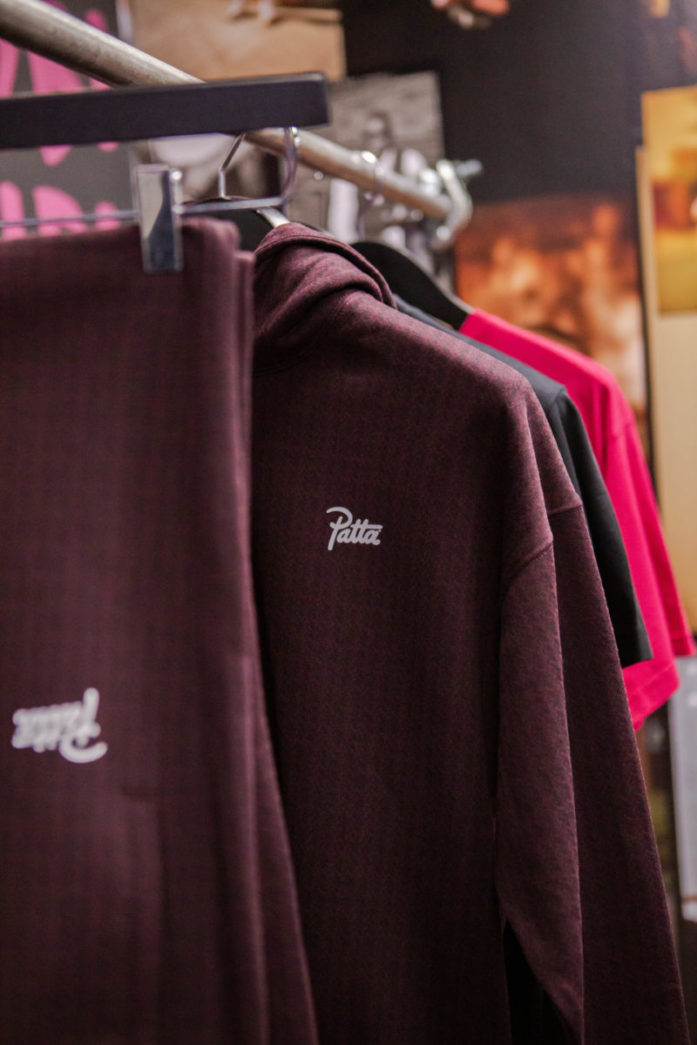 patta x nike air max 1 the wave rush maroon store release - patta sweater