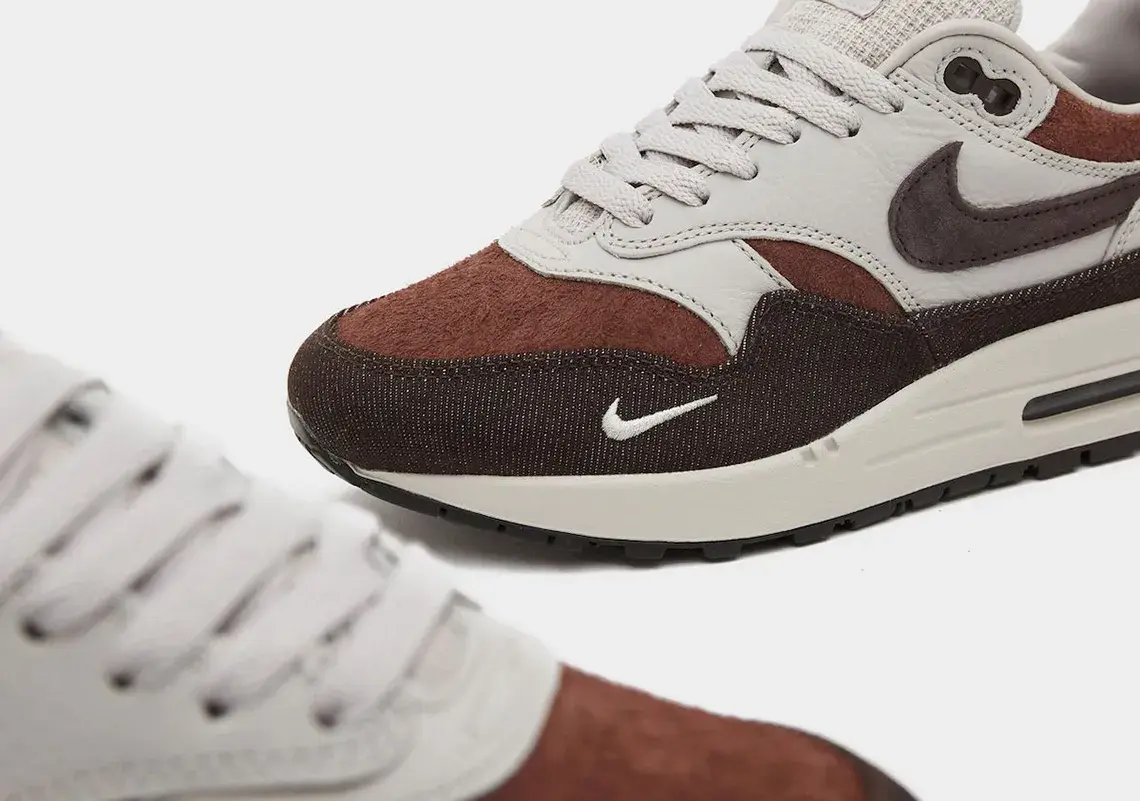 size? x Nike Air Max 1 Velvet Brown mini swoosh