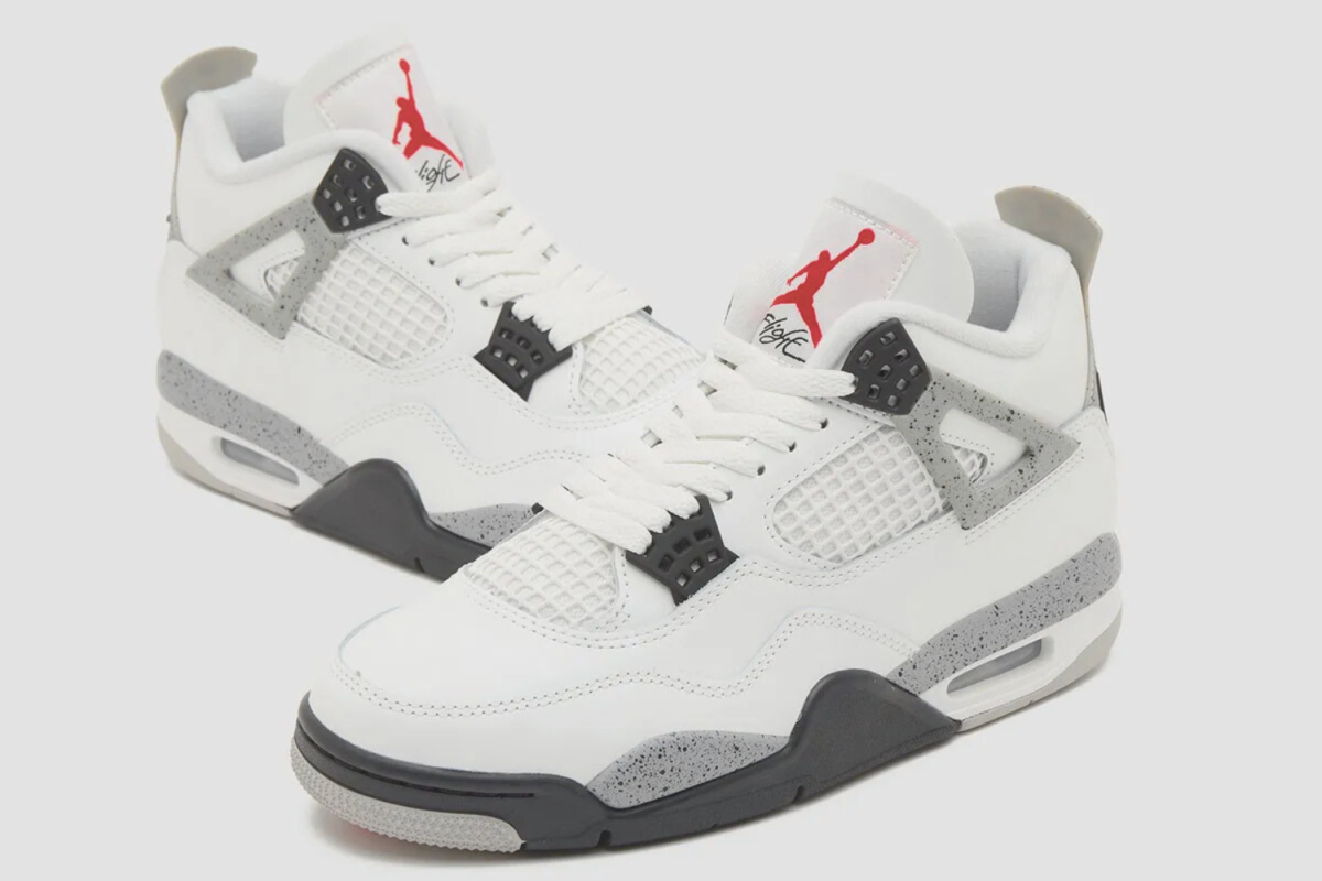 new white jordan 4