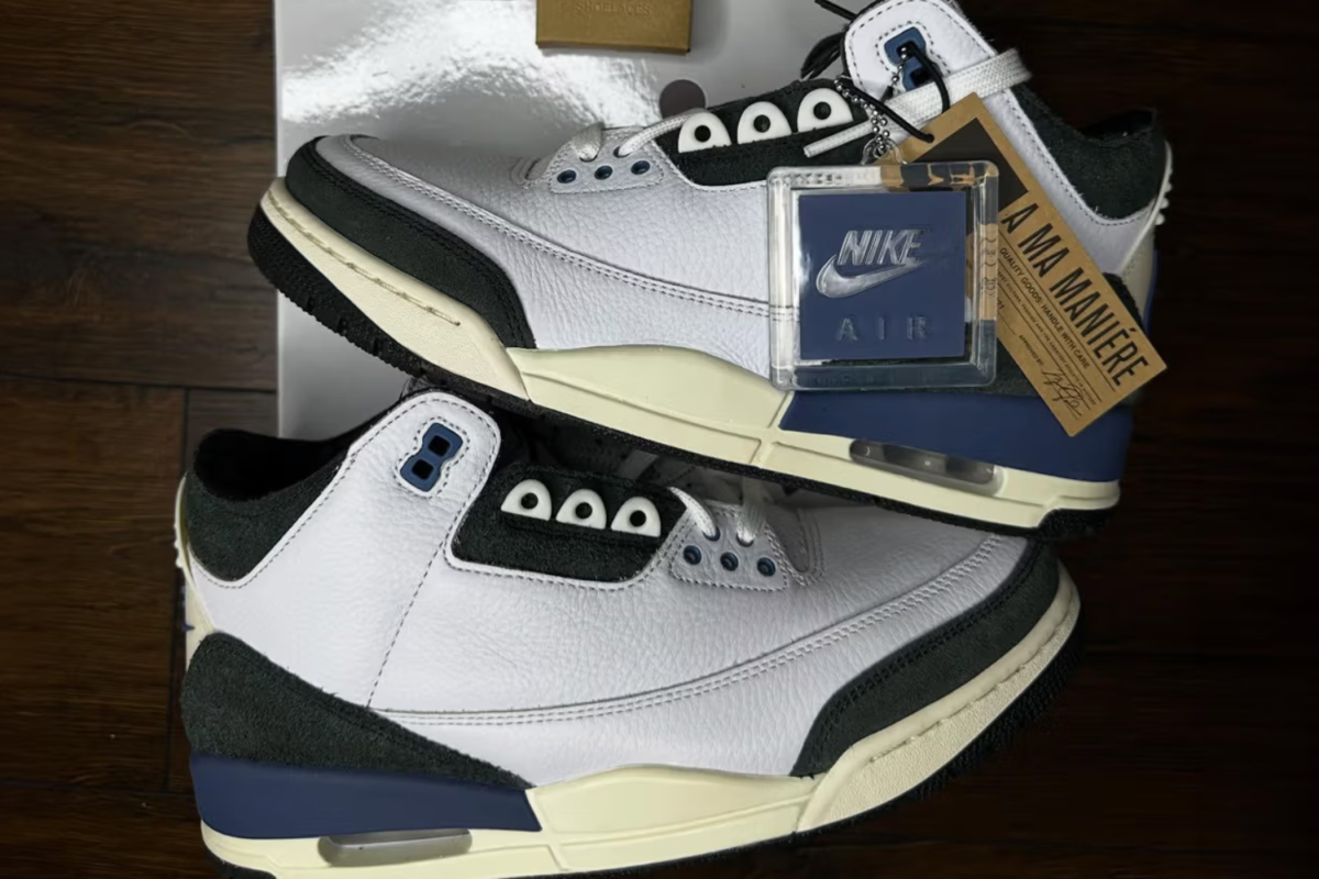 MJ Hoodie Match Jordan 3 A Ma Maniere Diffused Blue
