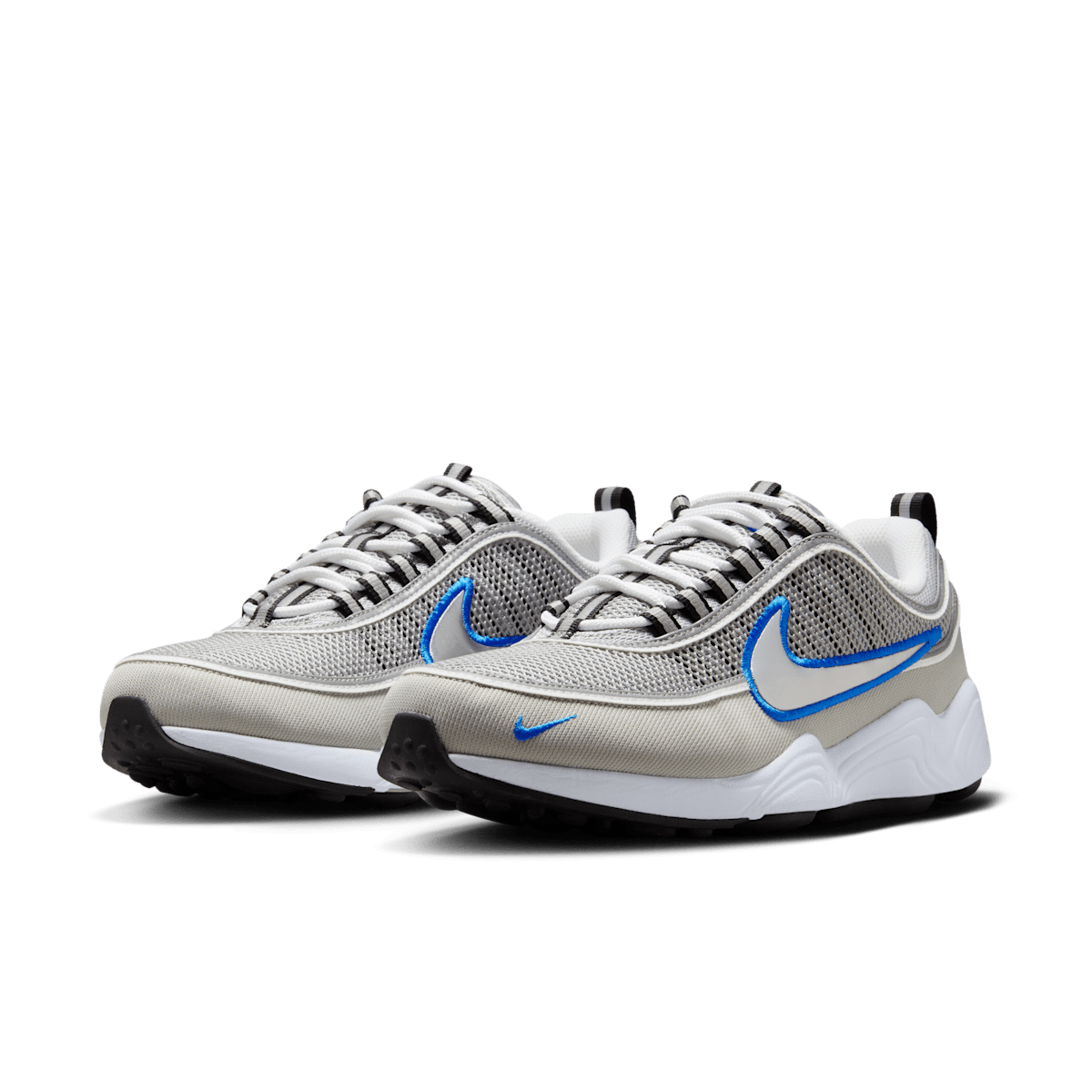 Nike Air Zoom Spiridon OG 'Metallic Silver & Signal Blue'