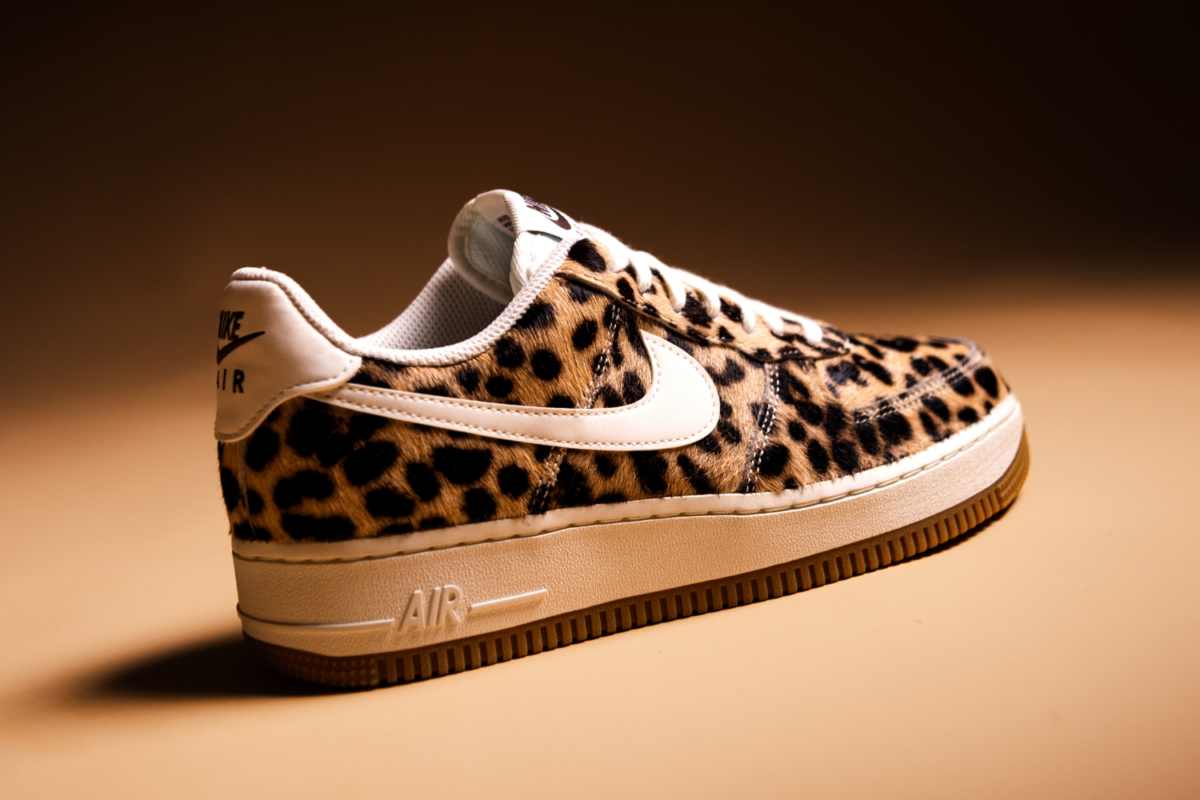 nike air force 1s cheetah