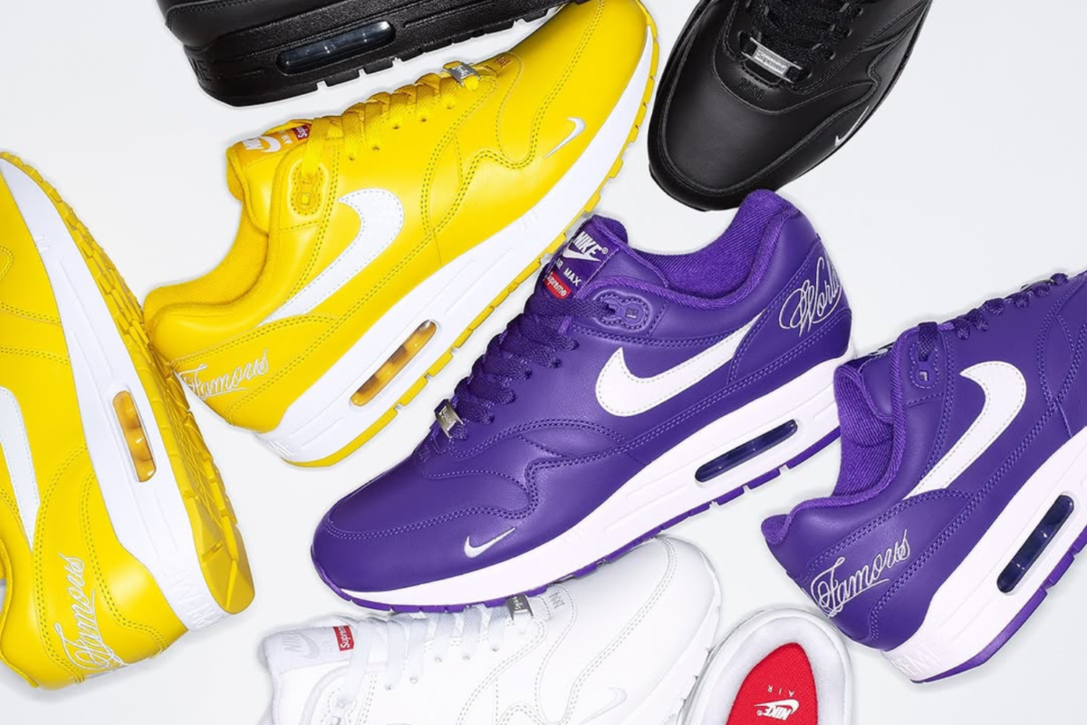 Nike en Supreme slaan de handen ineen voor Air Max 1 collab