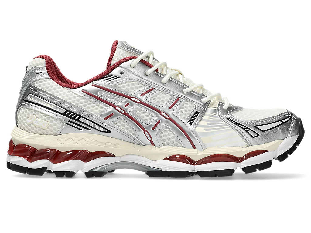 ASICS GEL-Kayano 12.1 Silver & Maroon