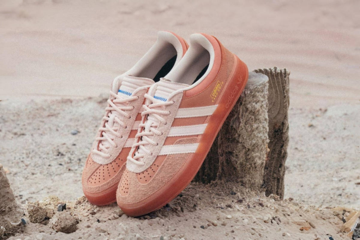 adidas gazelle silver green womens adidas Gazelle Indoor (Maroon/White) main image 1