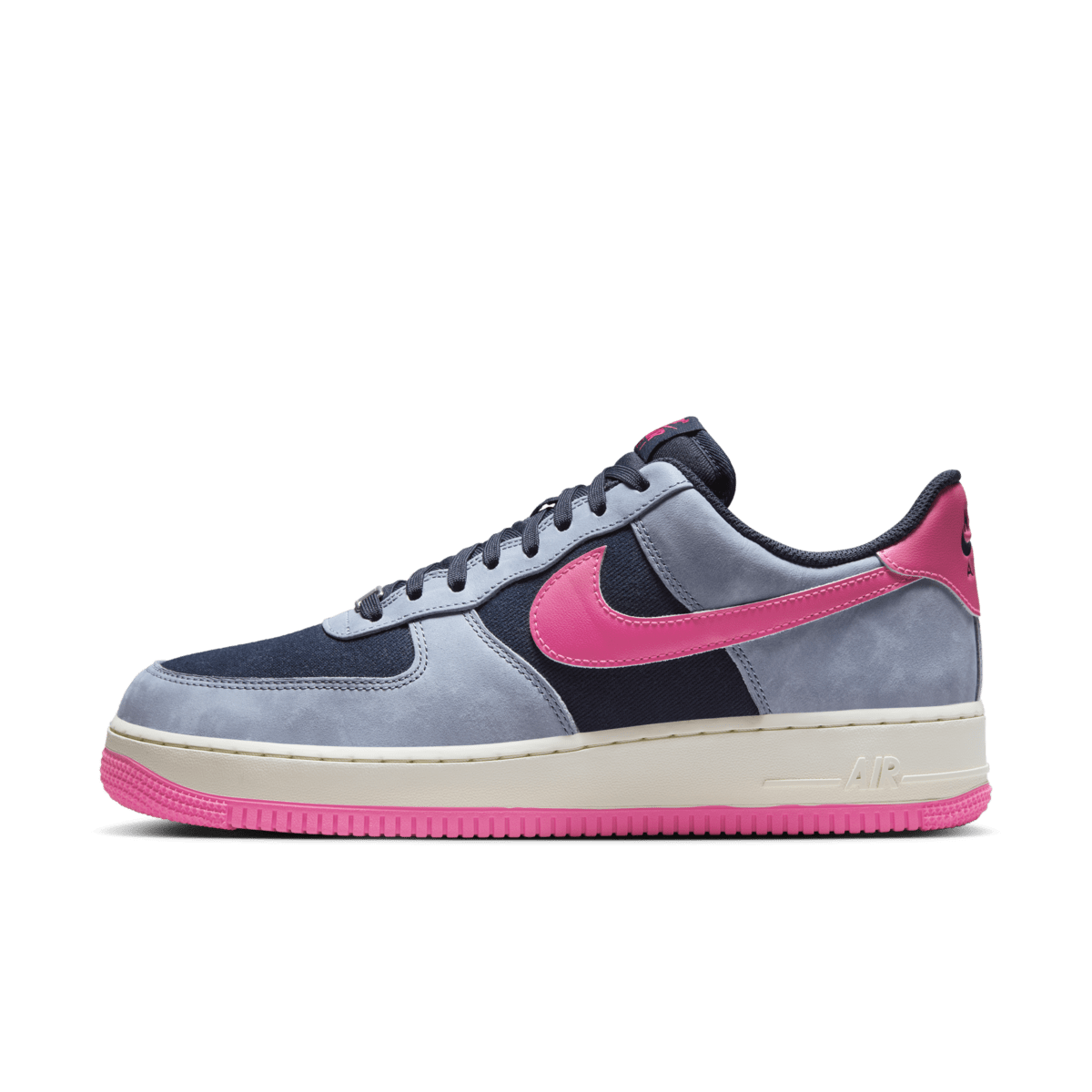 Nike Air Force '07 'Obisidian & Pink Blast'