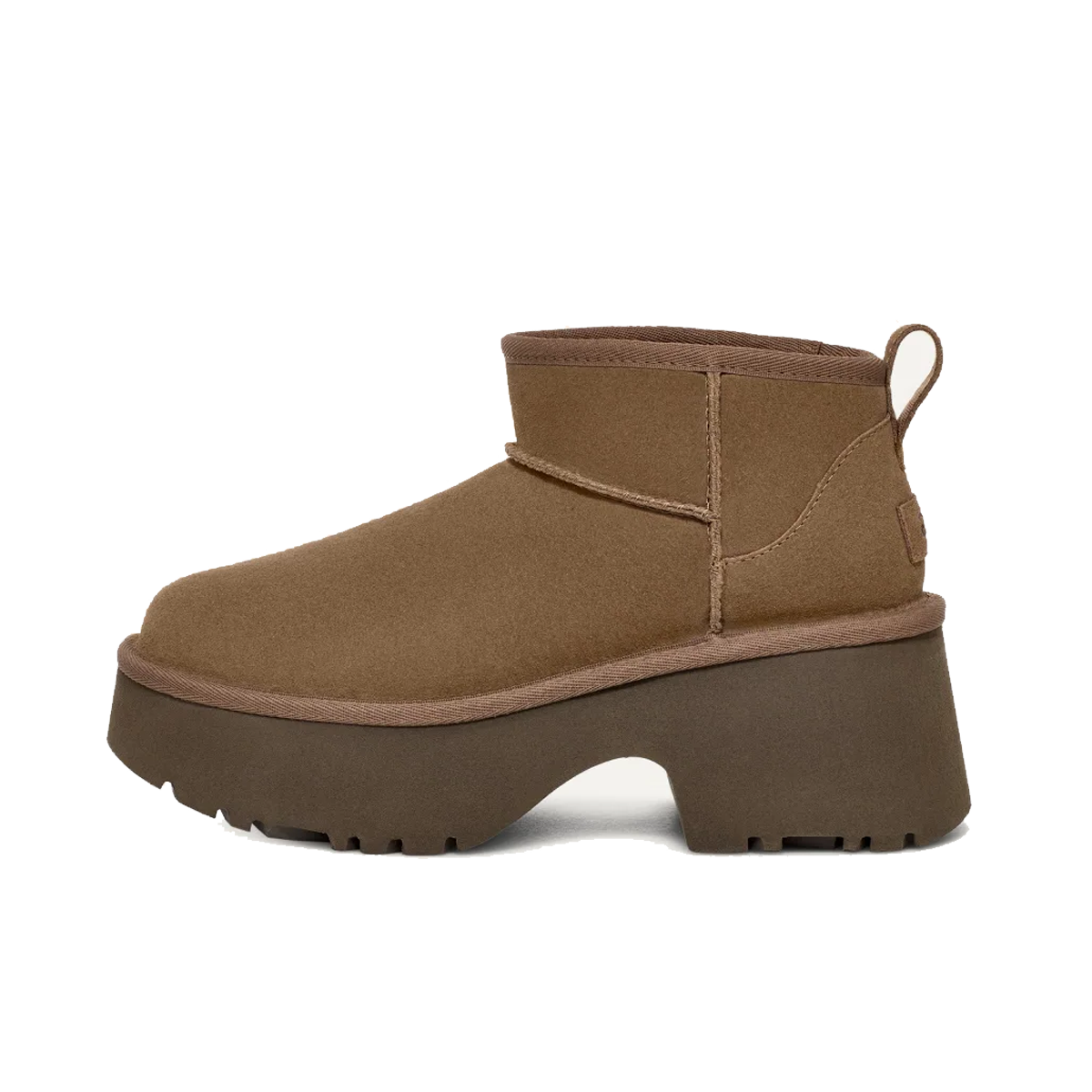 【UGG】モカシン/美品/Hickory Sand EU37/23.5cm UGG® Classic Ultra Mini New Heights Boot 'Hickory' | 1158311-HCK
