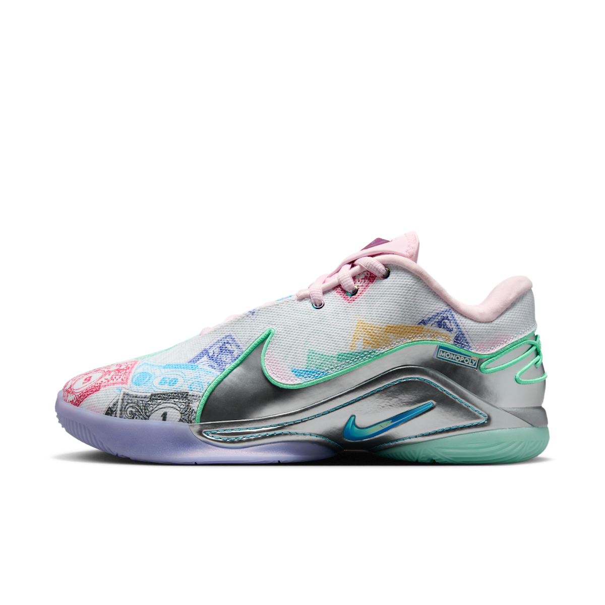 Nike x Monopoly Lebron XXII 22 QS Currency Basketball Shoes FZ1097-100 Men’s 9 Nike LeBron 22 X Monopoly QS  main image 3