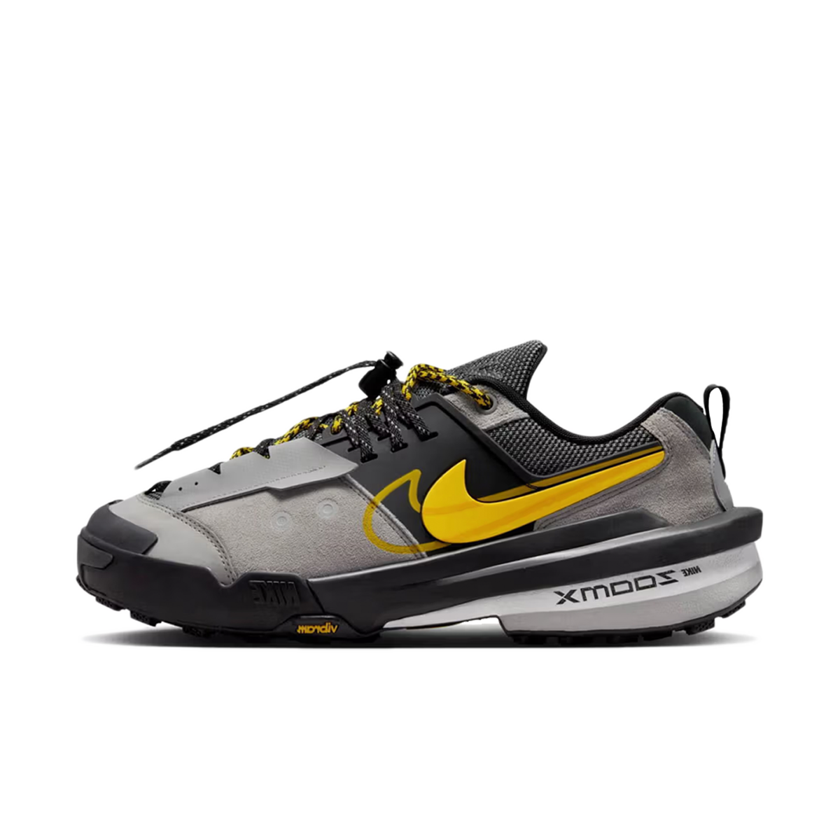 sacai x Nike Zegamadome SP 'Matte Silver & Tour Yellow'