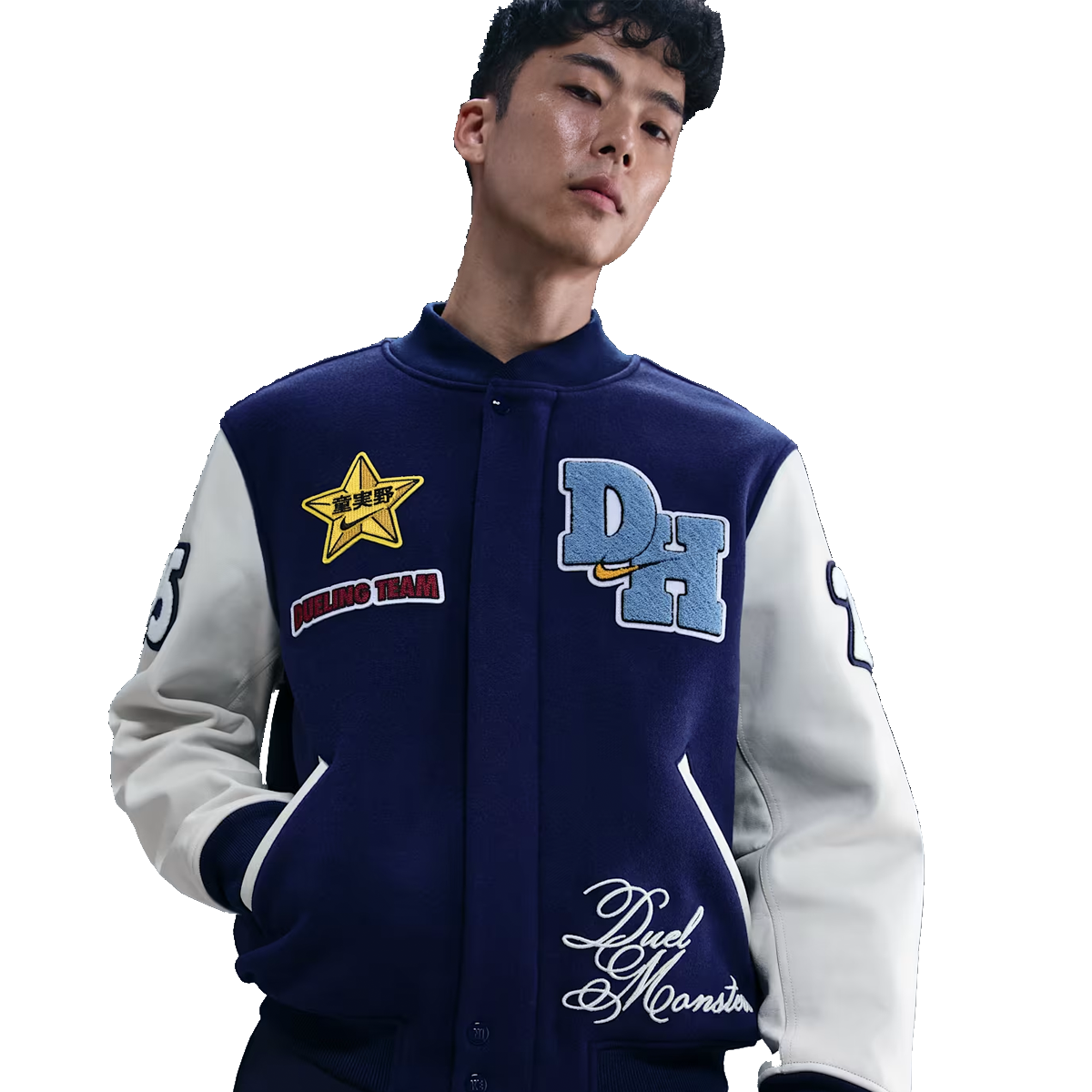 Nike X Yugioh Destroyer Jacket Mサイズ Nike x Yu-Gi-Oh! Destroyer-Jacke Blau Void/Off-White Herren