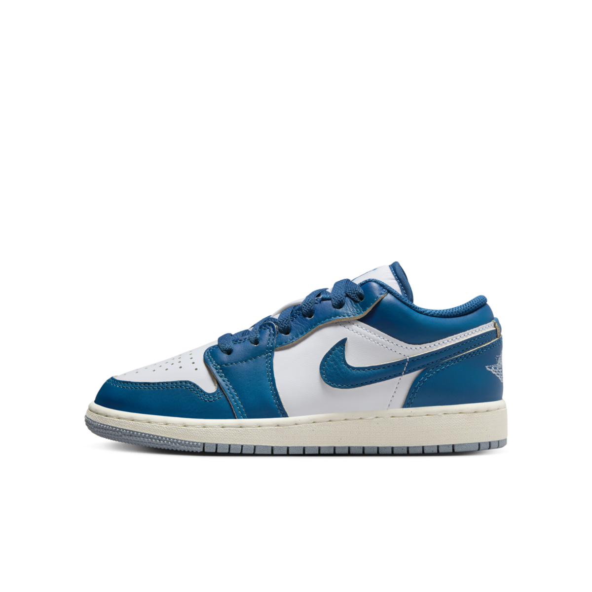 low jordan 1s blue